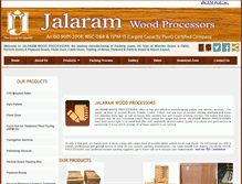 Tablet Screenshot of jalaramwood.com